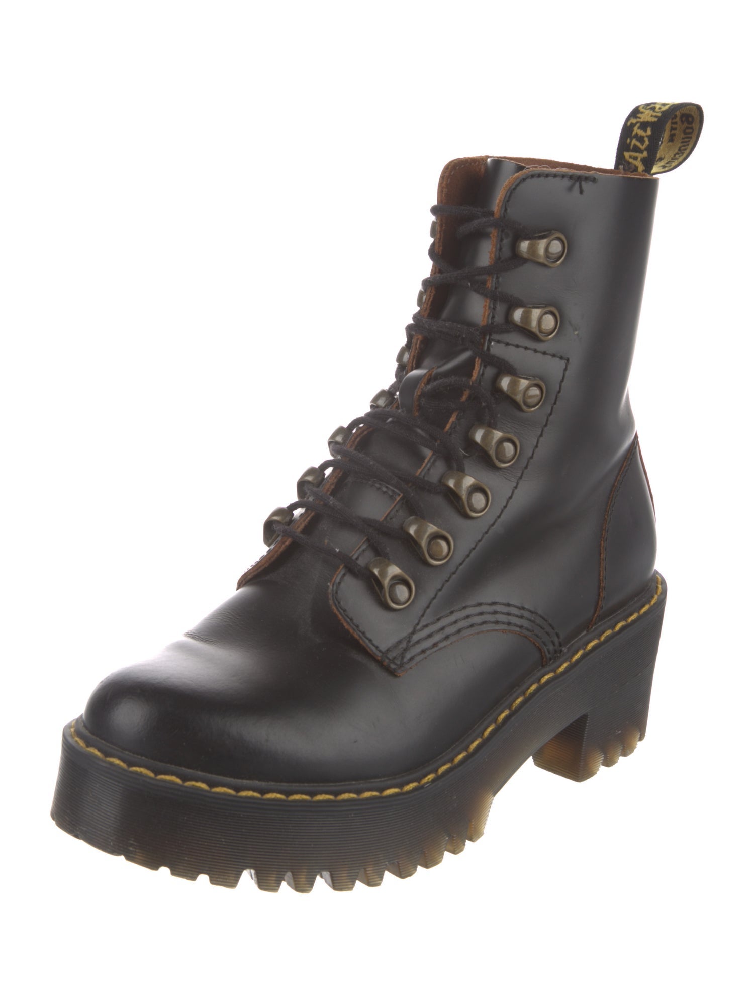 Dr. Martens Leather Combat Boots