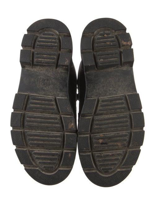 Dr. Martens Canvas Leather Trim Embellishment Combat Boots