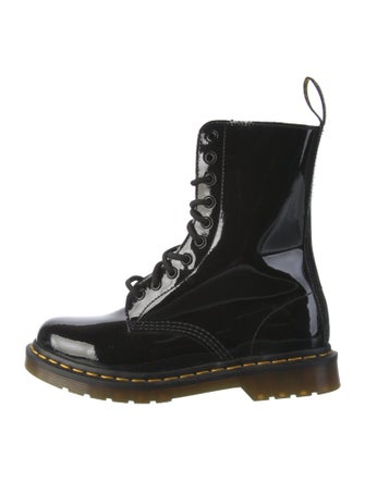 Dr. Martens Patent Leather Combat Boots