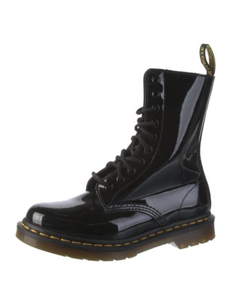 Dr. Martens Patent Leather Combat Boots