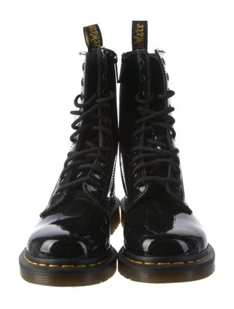 Dr. Martens Patent Leather Combat Boots