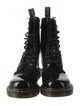 Dr. Martens Patent Leather Combat Boots