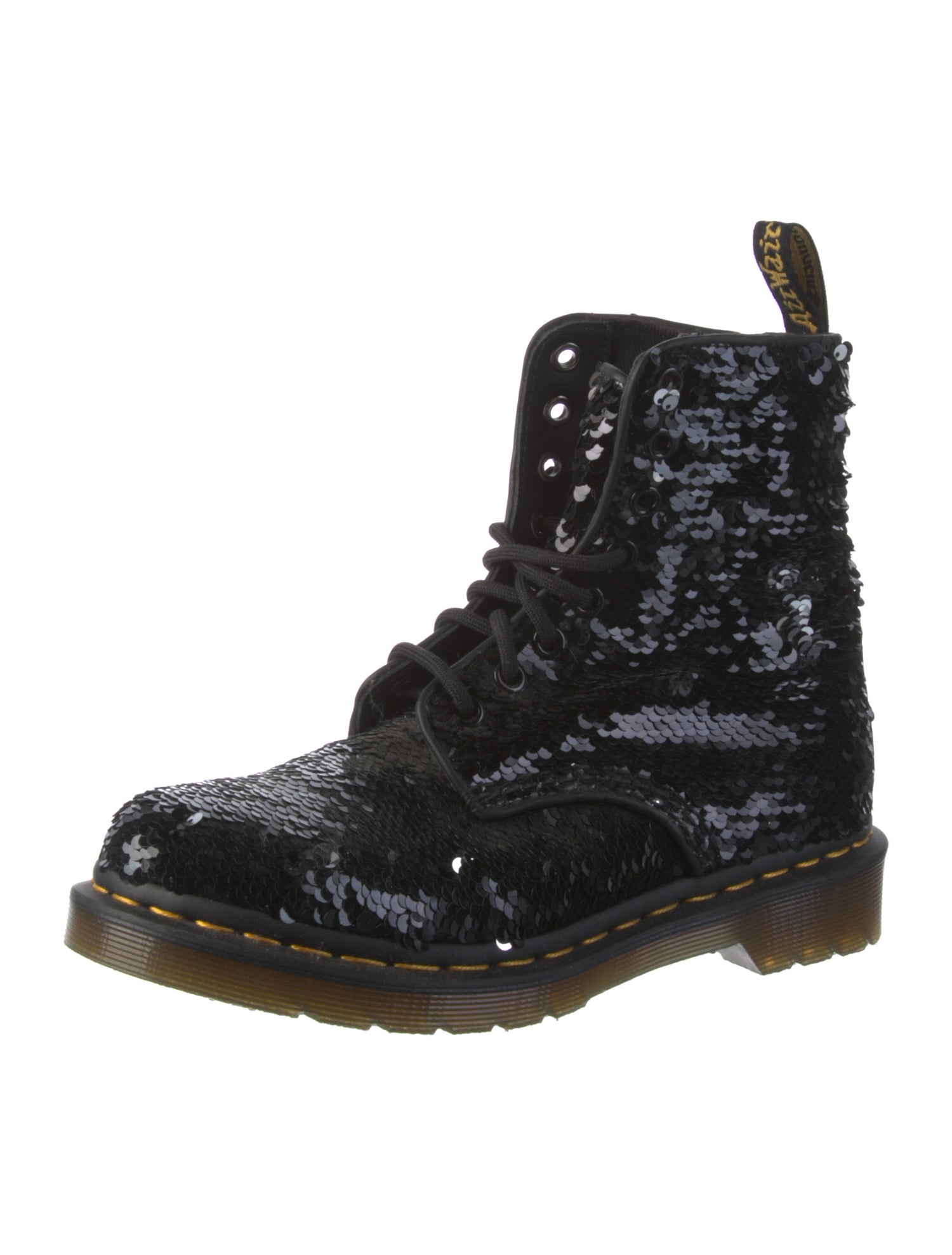 Dr. Martens Sequins Sequin Embellishments Combat Boots