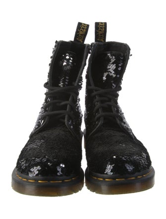 Dr. Martens Sequins Sequin Embellishments Combat Boots