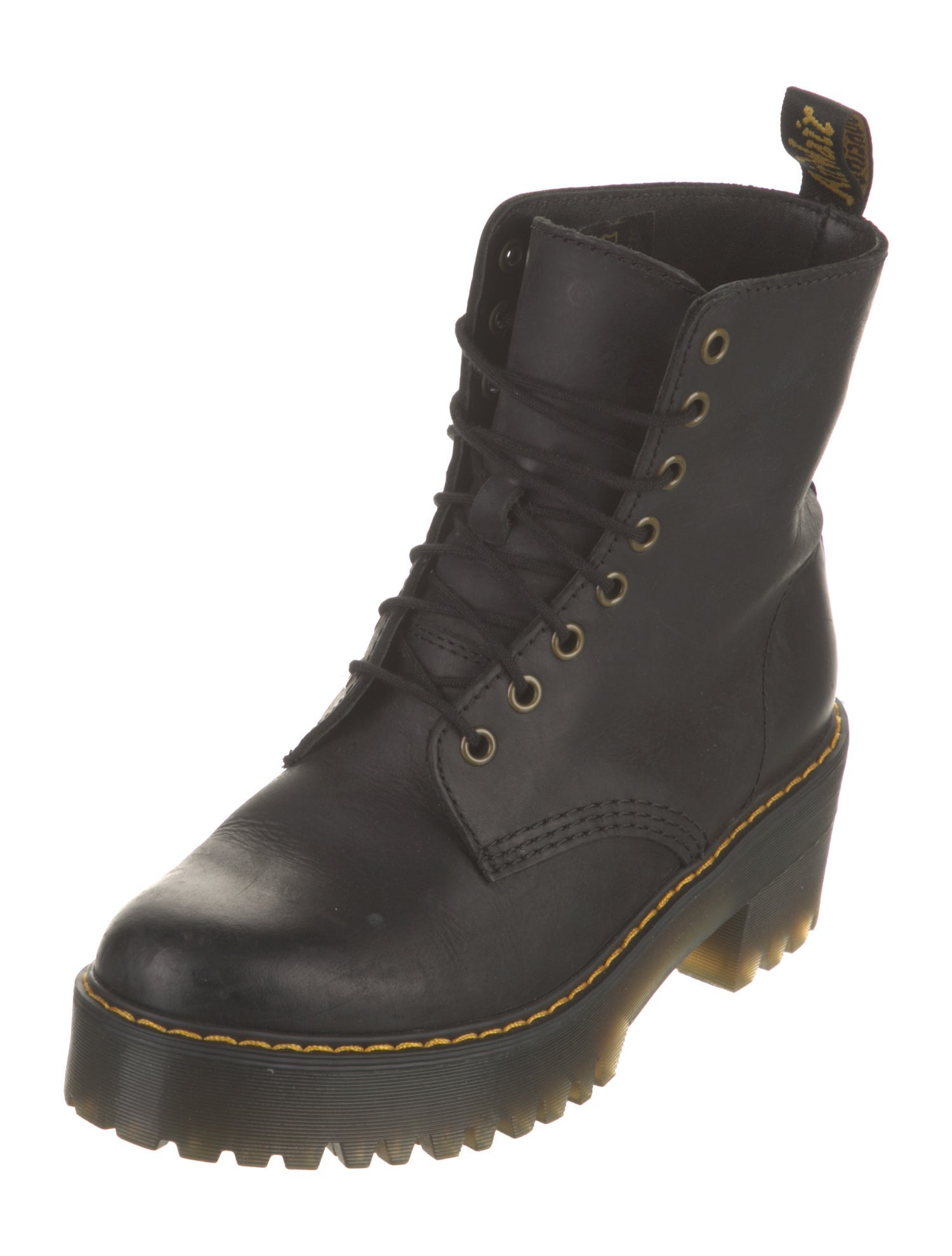 Dr. Martens Leather Combat Boots