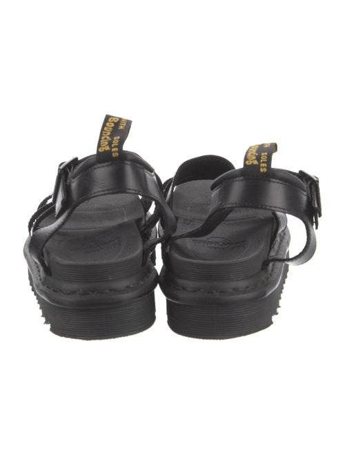 Dr. Martens Leather Leather Trim Embellishment Slingback Sandals