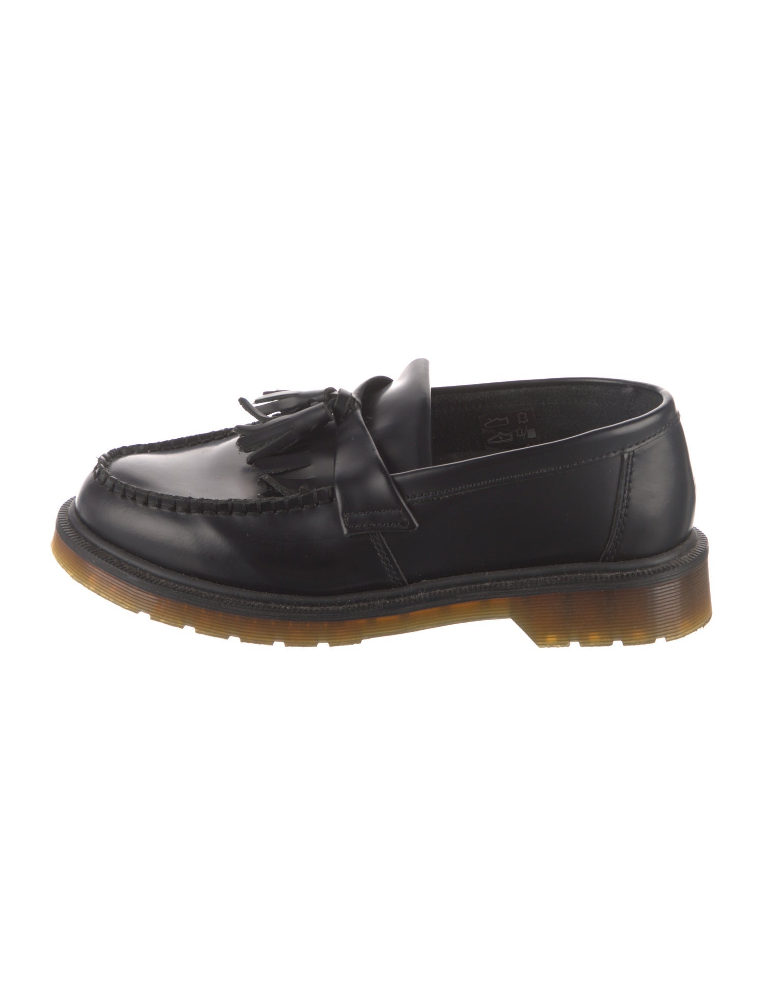 Dr. Martens Leather Tassel Accents Loafers
