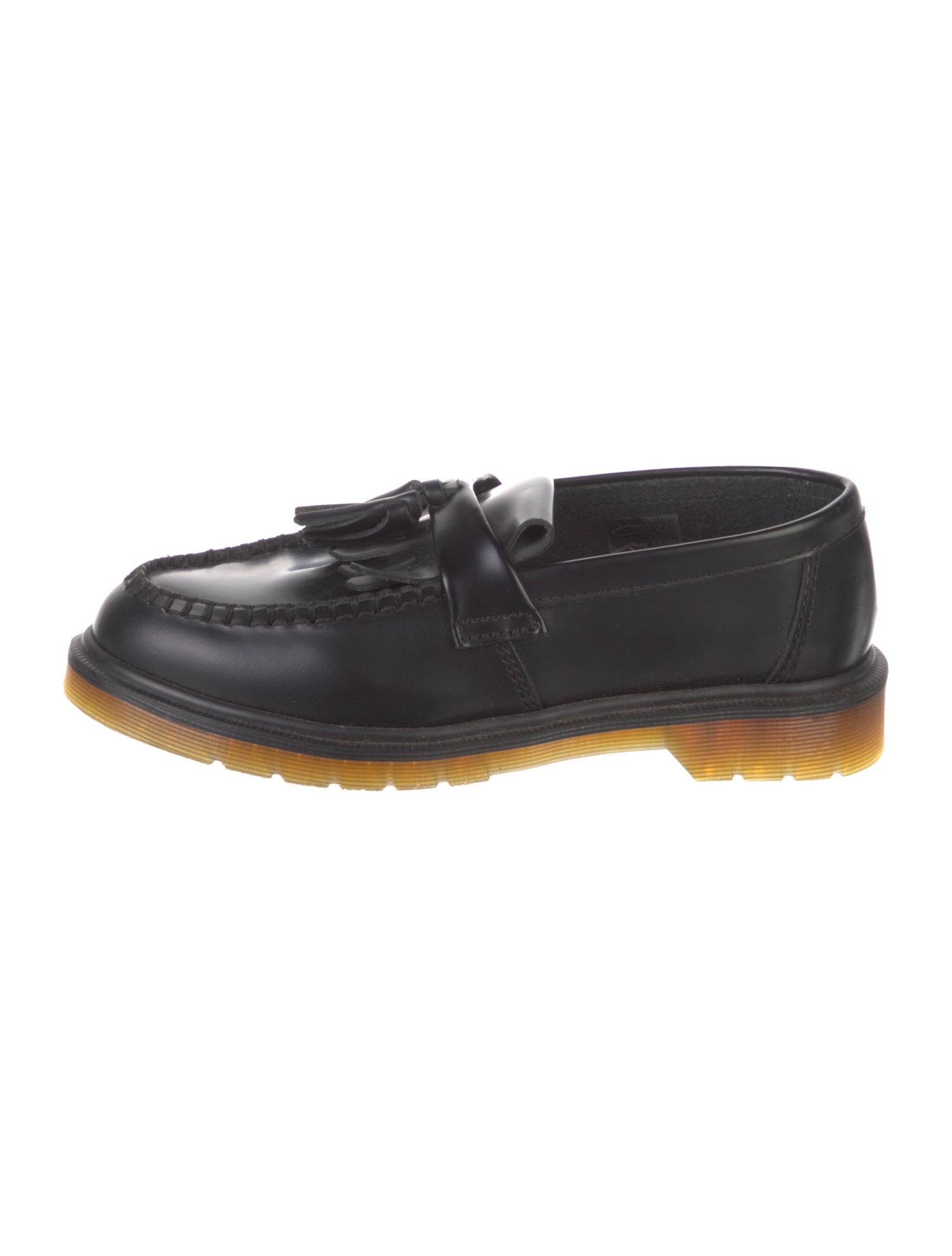 Dr. Martens Leather Tassel Accents Loafers