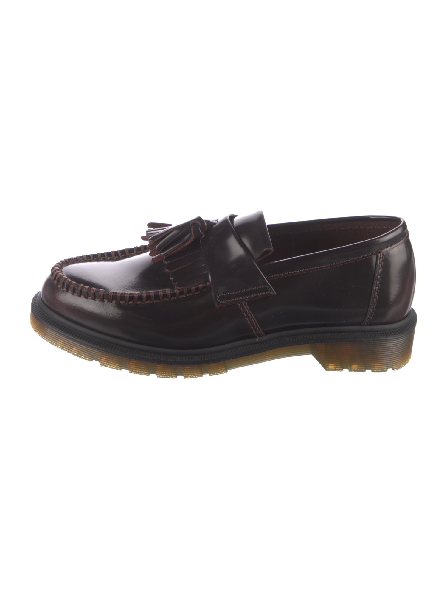 Dr. Martens Leather Tassel Accents Loafers