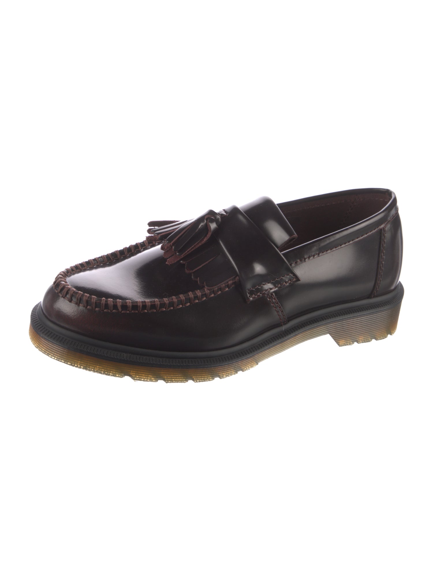 Dr. Martens Leather Tassel Accents Loafers