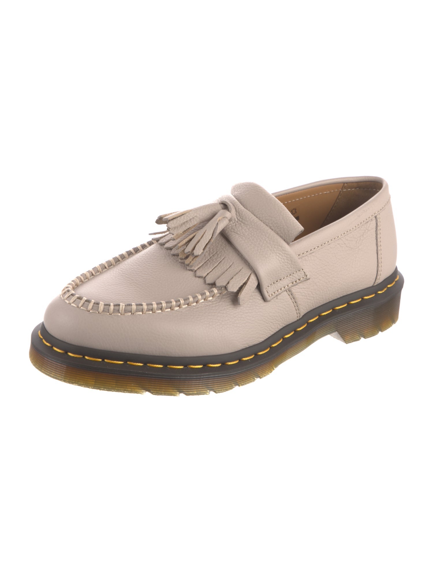 Dr. Martens Leather Tassel Accents Loafers