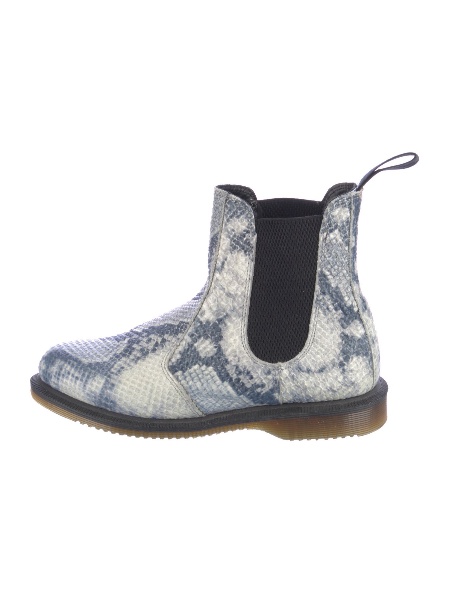 Dr. Martens Leather Animal Print Chelsea Boots