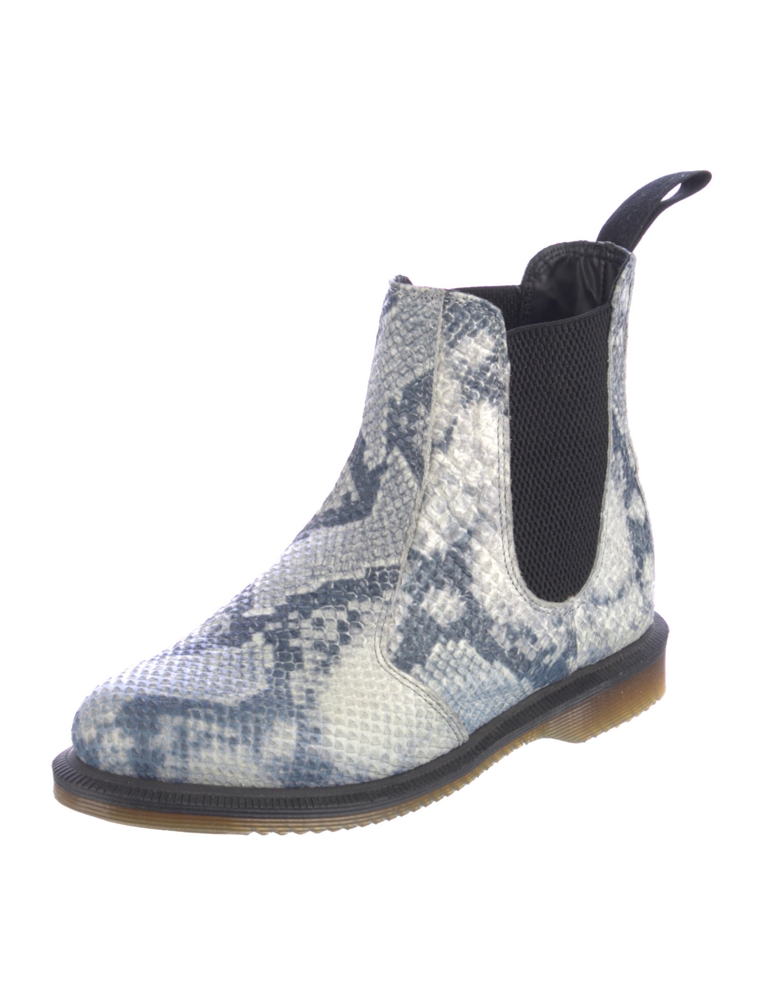 Dr. Martens Leather Animal Print Chelsea Boots