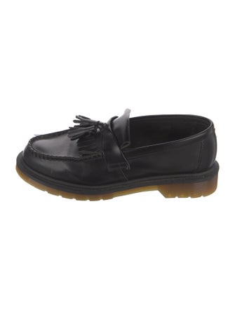Dr. Martens Leather Tassel Accents Loafers