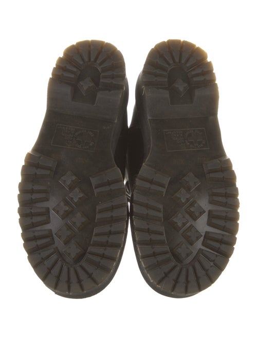 Dr. Martens Leather Whipstitch Trim Combat Boots