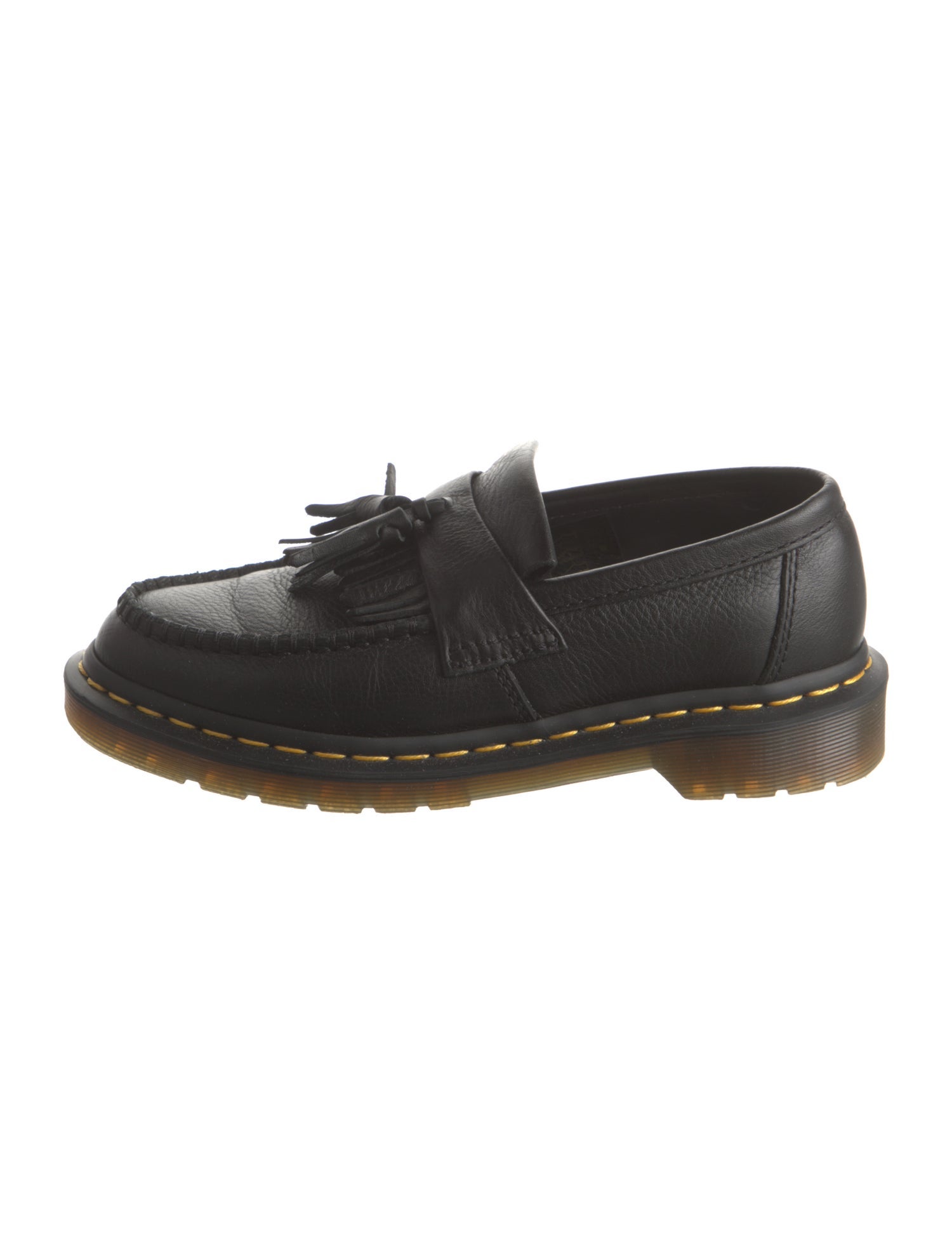 Dr. Martens Leather Tassel Accents Loafers