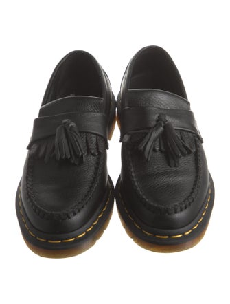 Dr. Martens Leather Tassel Accents Loafers