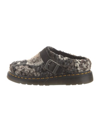 Dr. Martens Faux Fur Tie-Dye Print Mules