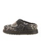 Dr. Martens Faux Fur Tie-Dye Print Mules