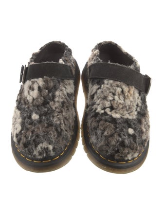 Dr. Martens Faux Fur Tie-Dye Print Mules