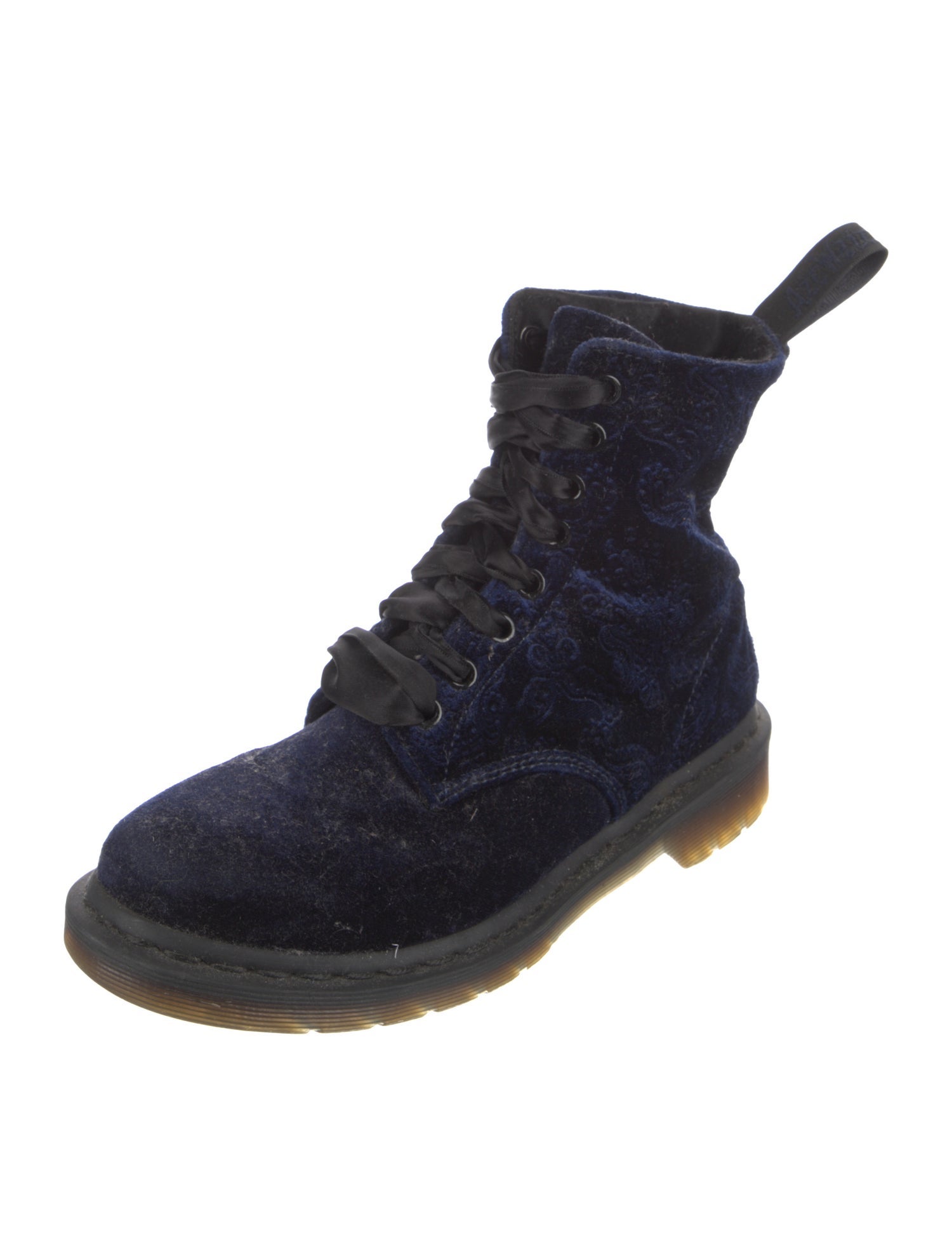 Dr. Martens Velvet Combat Boots