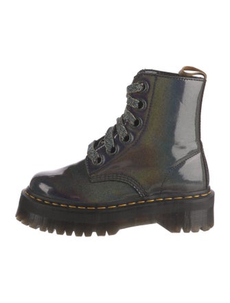 Dr. Martens Patent Leather Combat Boots
