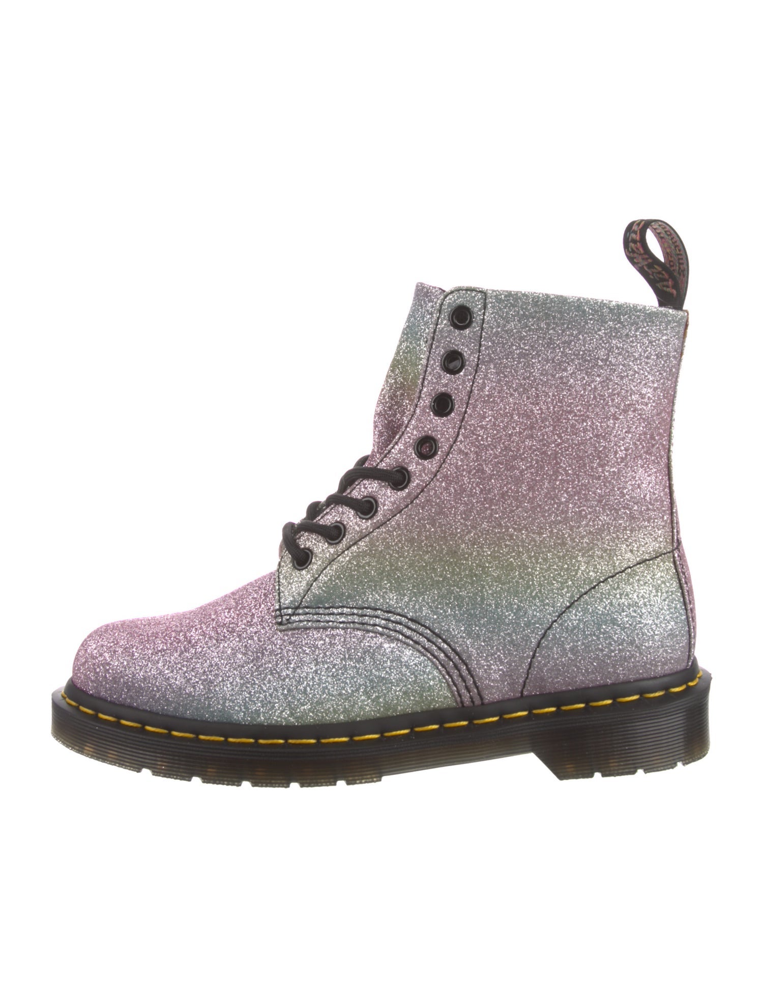 Dr. Martens Glitter Glitter Accents Combat Boots