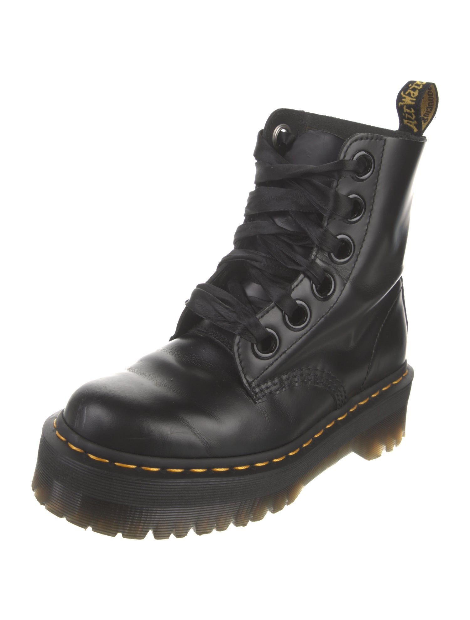 Dr. Martens Leather Combat Boots