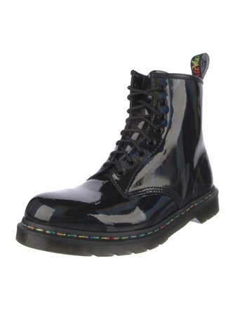Dr. Martens Patent Leather Lace-Up Boots
