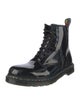 Dr. Martens Patent Leather Lace-Up Boots