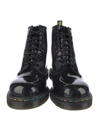 Dr. Martens Patent Leather Lace-Up Boots