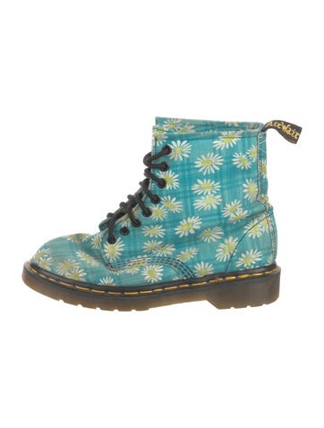 Dr. Martens Boots Floral Print Lace-Up US 5 |
