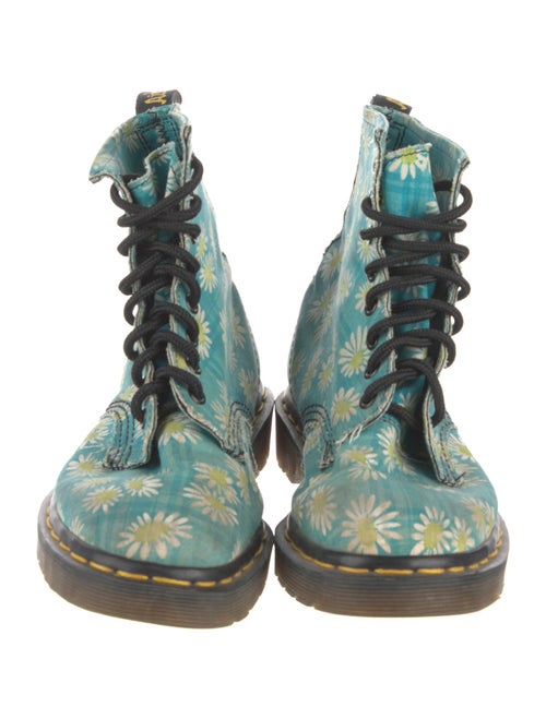 Dr. Martens Floral Print Lace-Up Boots