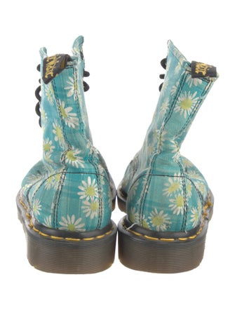 Dr. Martens Floral Print Lace-Up Boots