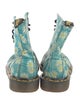Dr. Martens Floral Print Lace-Up Boots