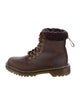 Dr. Martens Leather Flat Boots