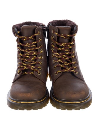 Dr. Martens Leather Flat Boots