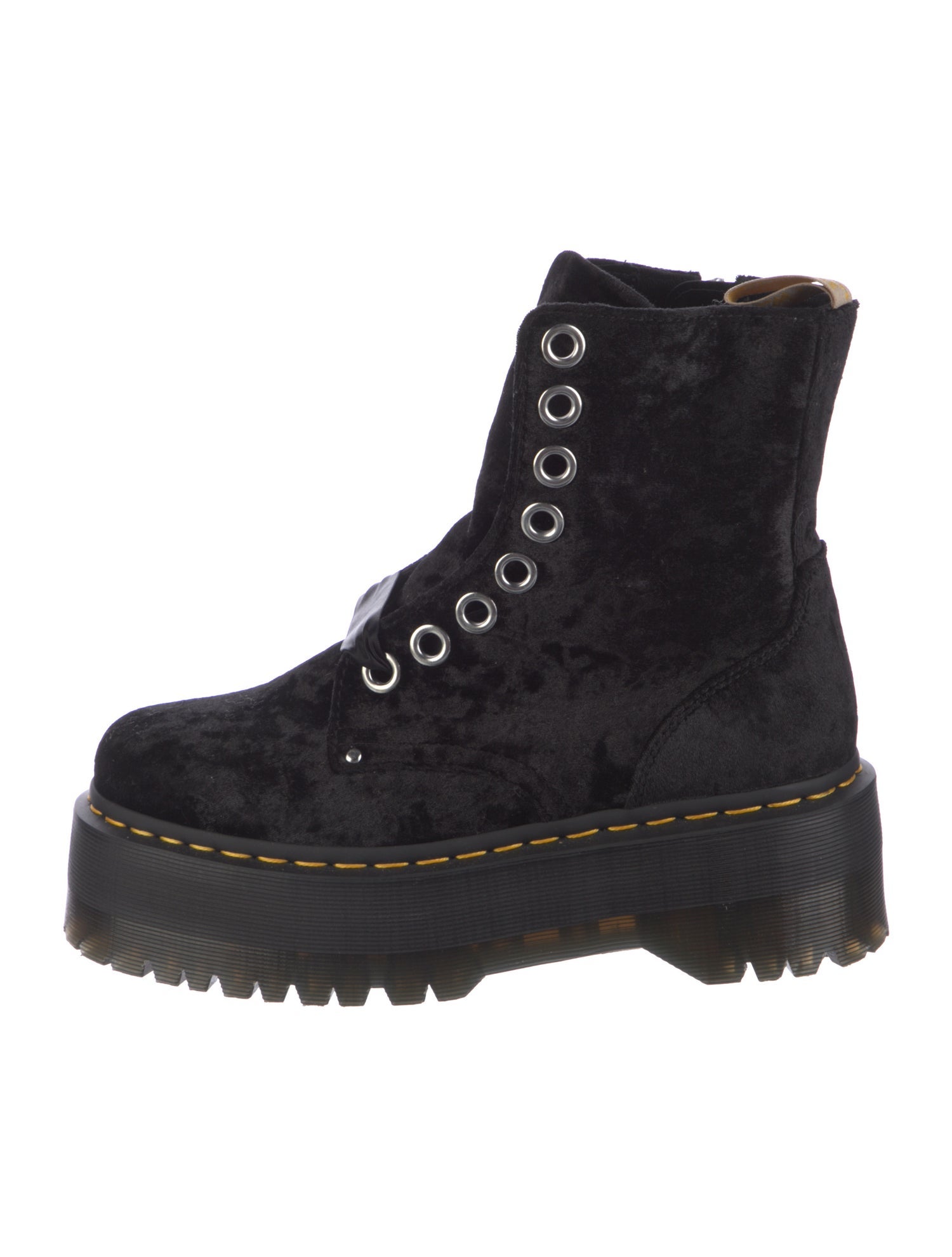 Dr. Martens Velvet Combat Boots