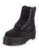 Dr. Martens Velvet Combat Boots