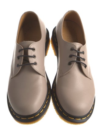 Dr. Martens Leather Whipstitch Trim Oxfords