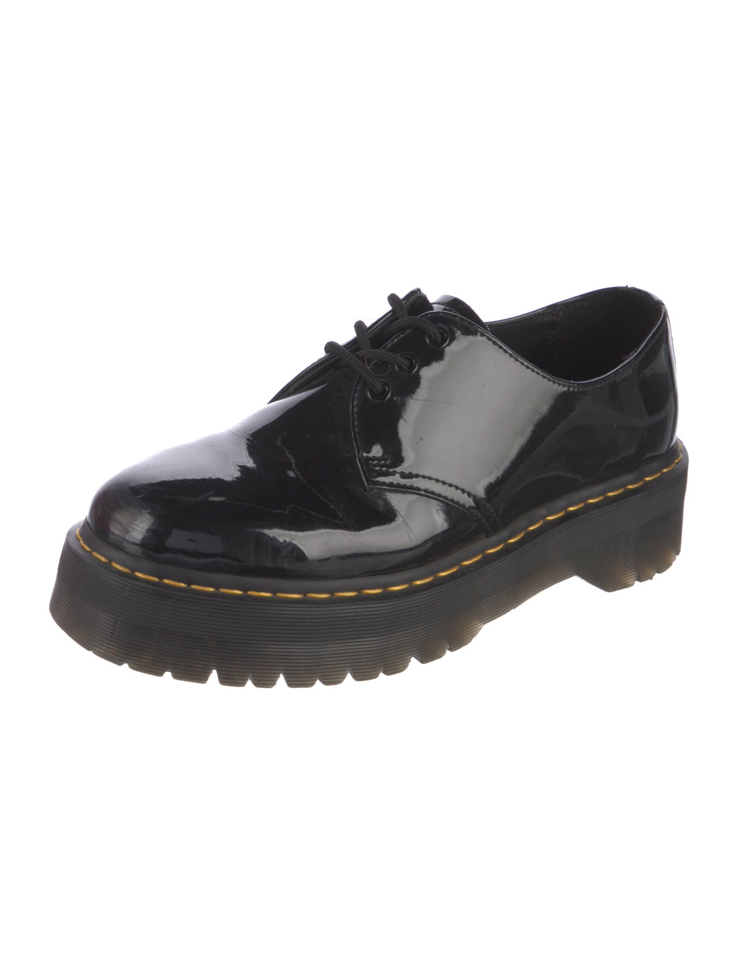 Dr. Martens Patent Leather Boat Shoes