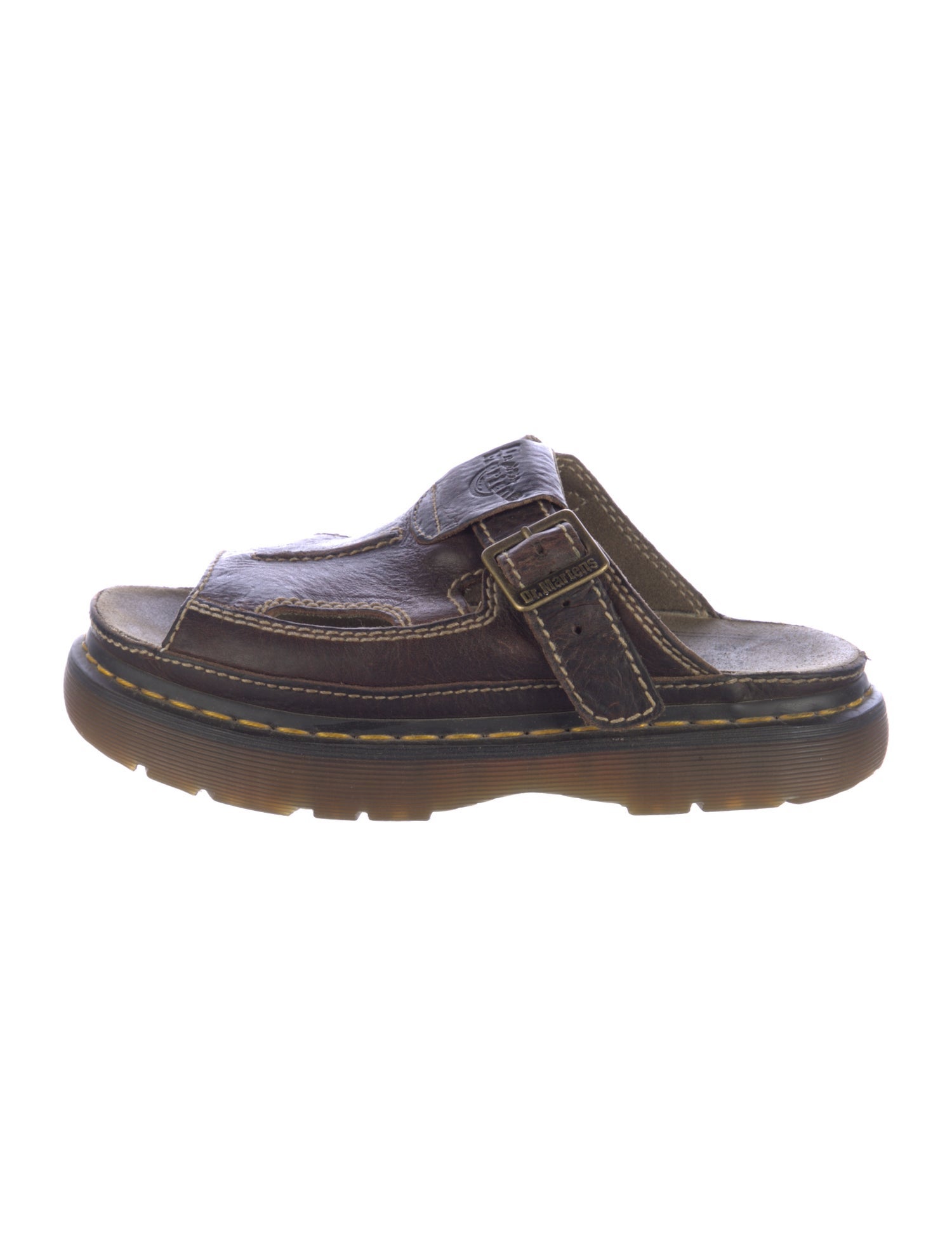 Dr. Martens Leather Slides