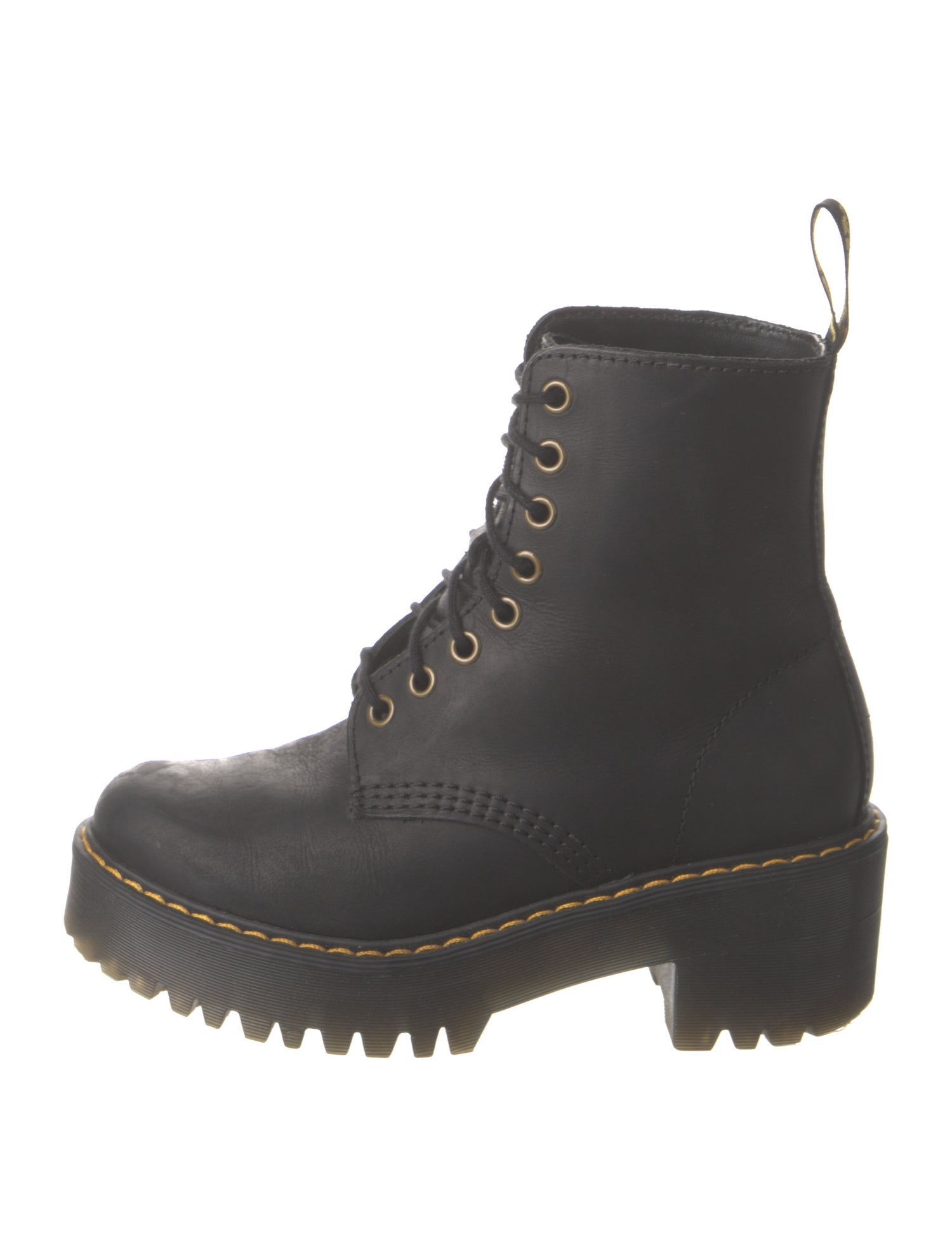 Dr. Martens Leather Combat Boots