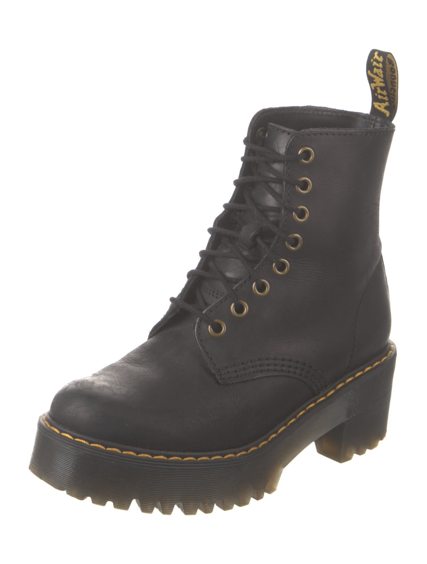 Dr. Martens Leather Combat Boots
