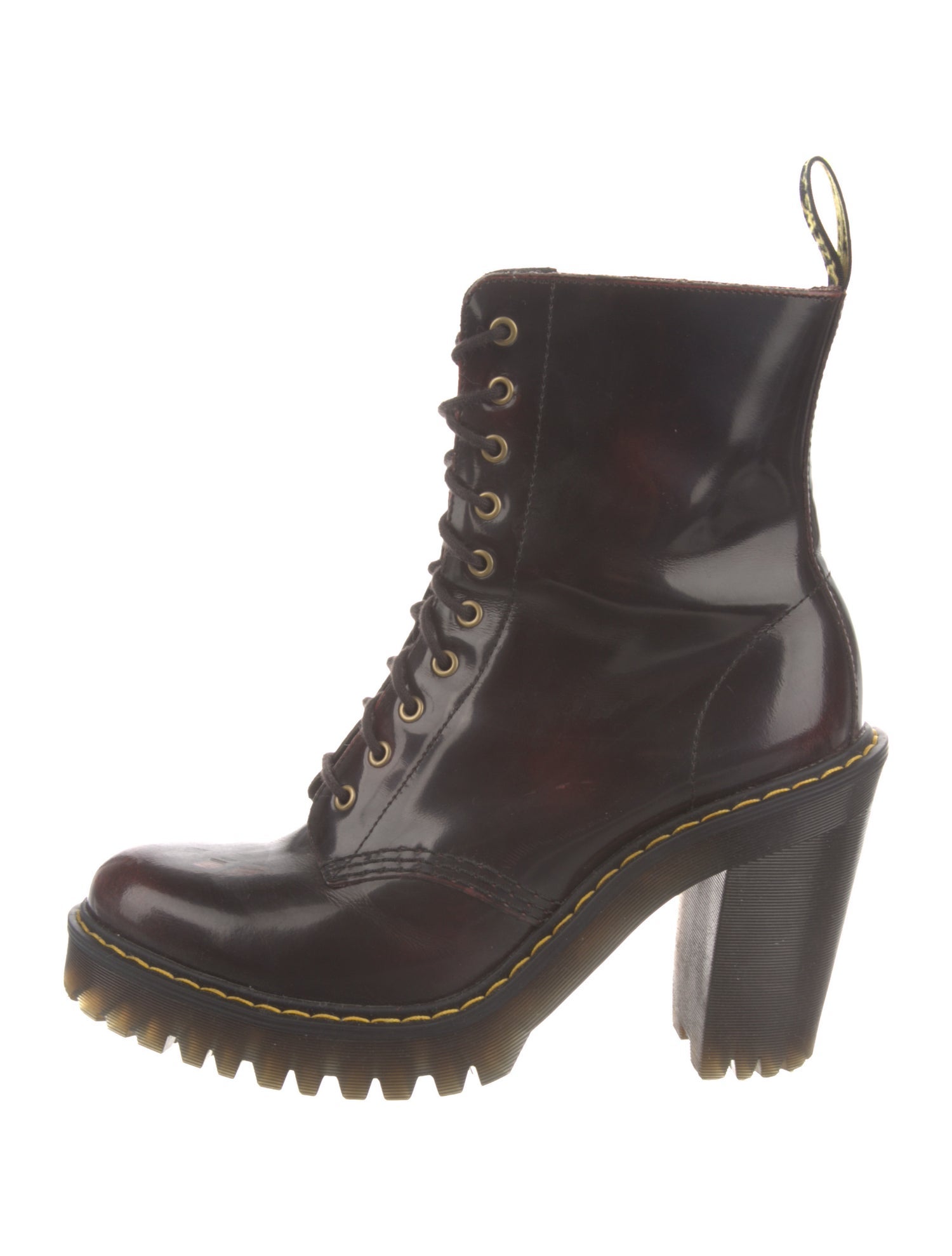 Dr. Martens Patent Leather Combat Boots