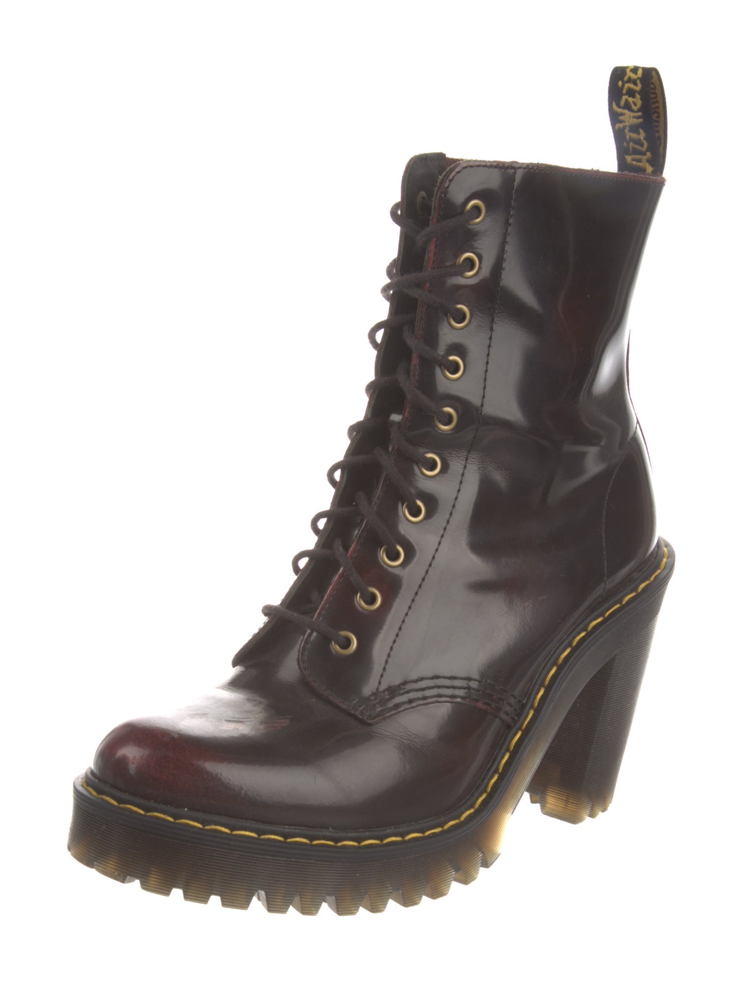 Dr. Martens Patent Leather Combat Boots