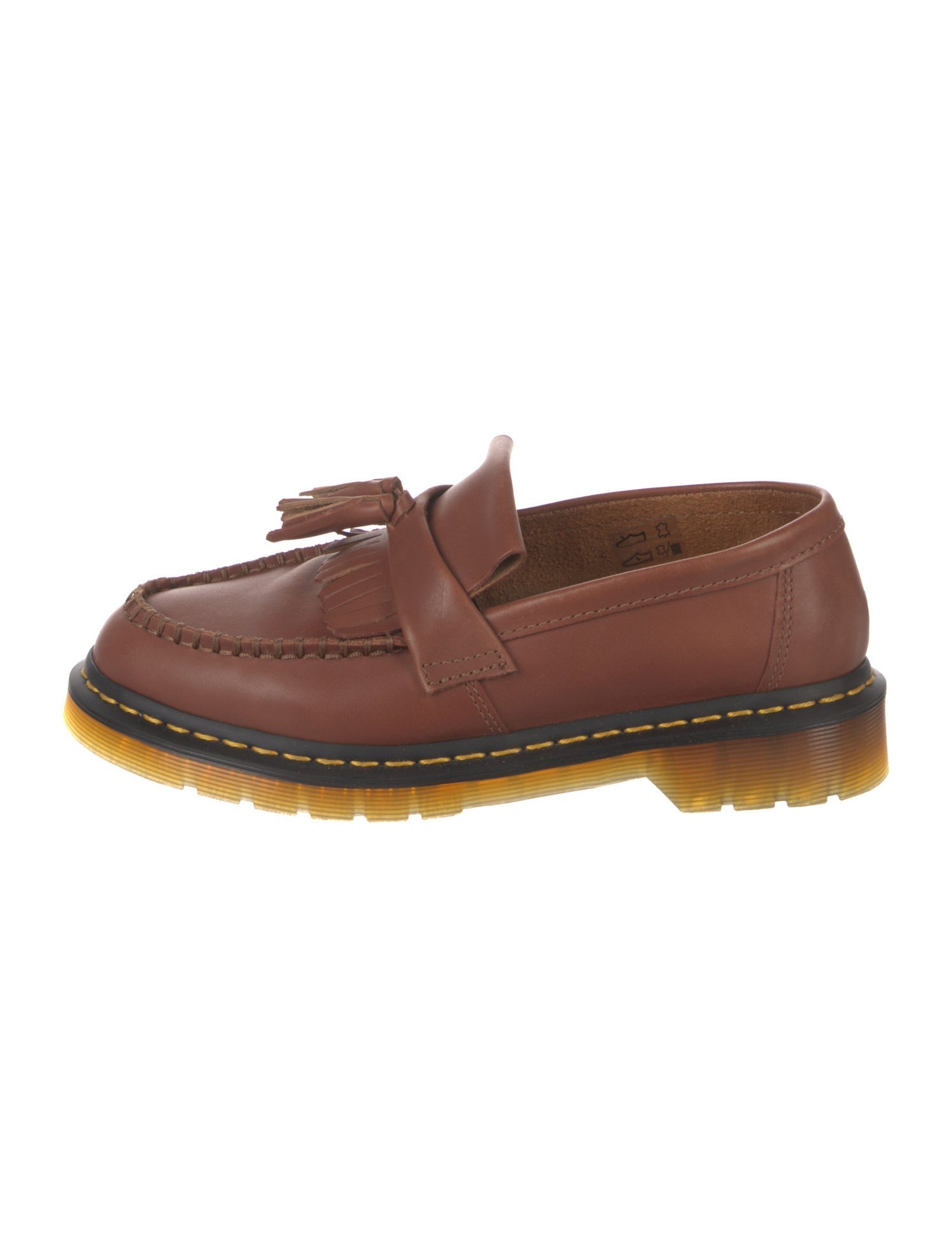 Dr. Martens Leather Tassel Accents Loafers