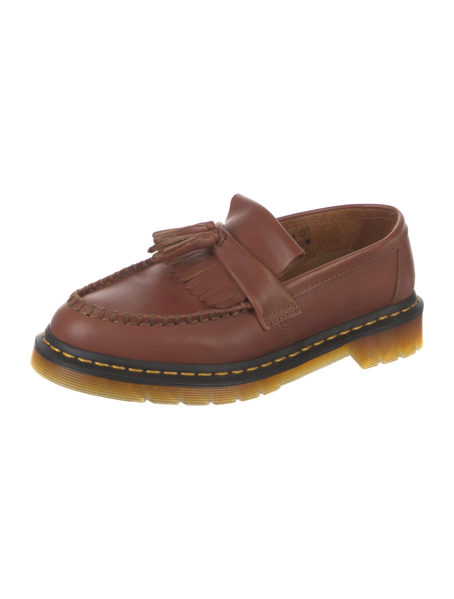 Dr. Martens Leather Tassel Accents Loafers