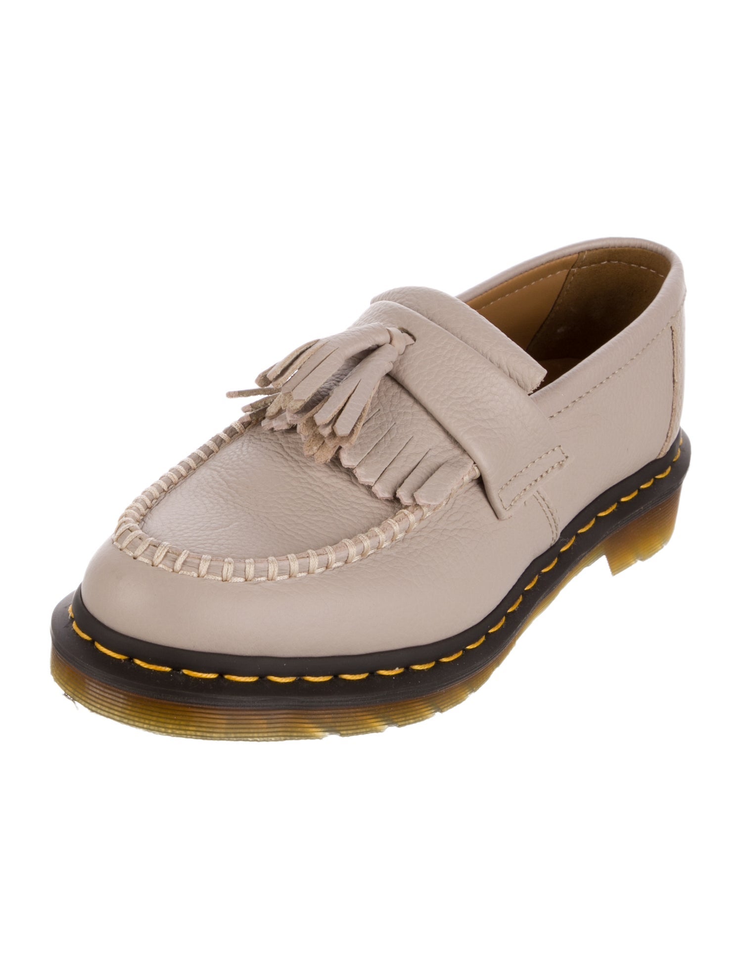 Dr. Martens Leather Tassel Accents Loafers
