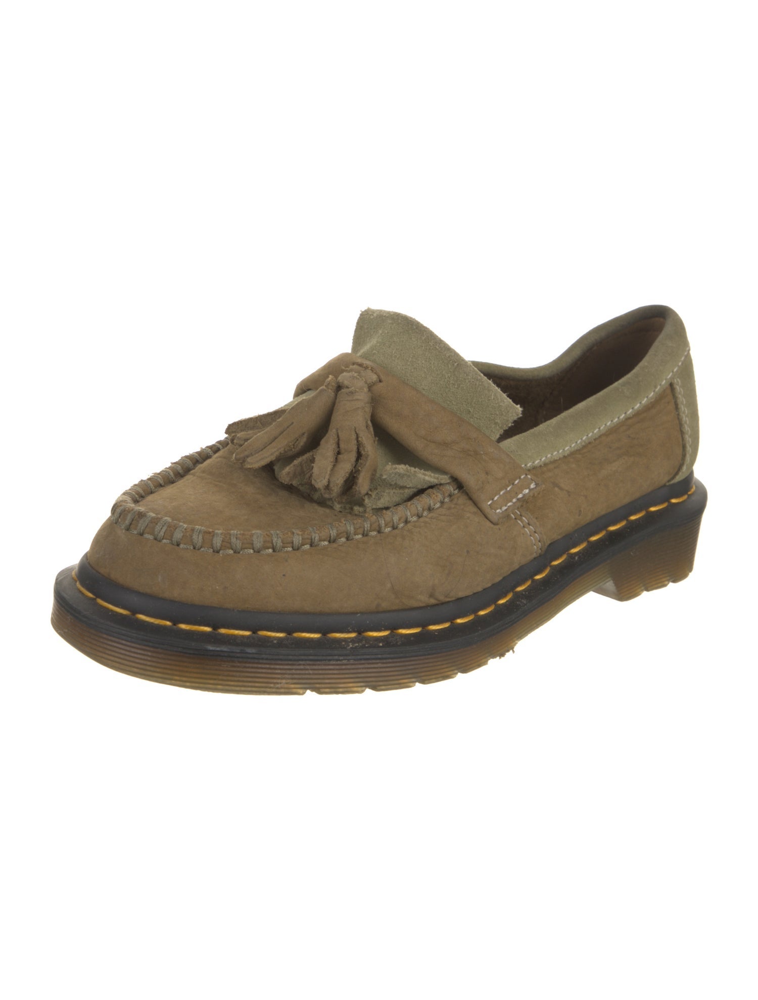 Dr. Martens Leather Tassel Accents Loafers